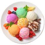 Serving a ice cream